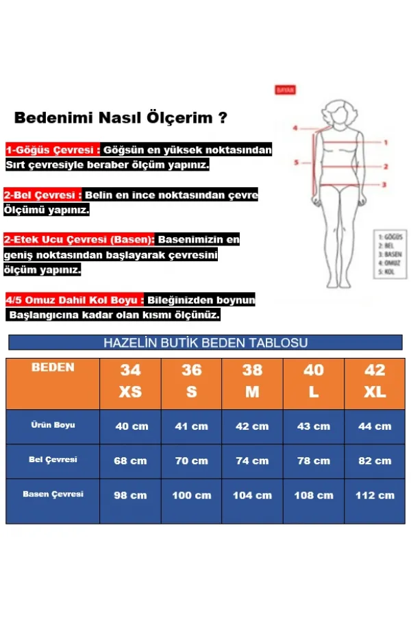 Kadın Lacivert Çizgili  Beli Lastikli Düğme Detaylı Cepli Şort HZL24S-YY277