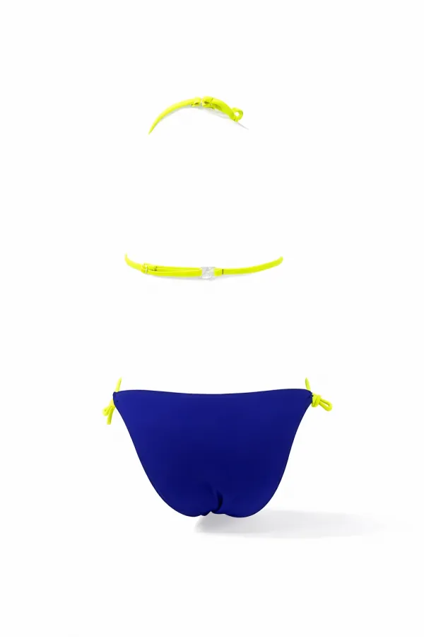 Girls' Pink and Navy Unicorn Themed Bikini Set HZL25S-LC19049