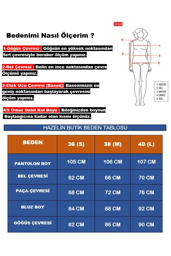 Kadın Yeşil Pembe Desenli Bluz Pantolon Takım HZL22S-YY298