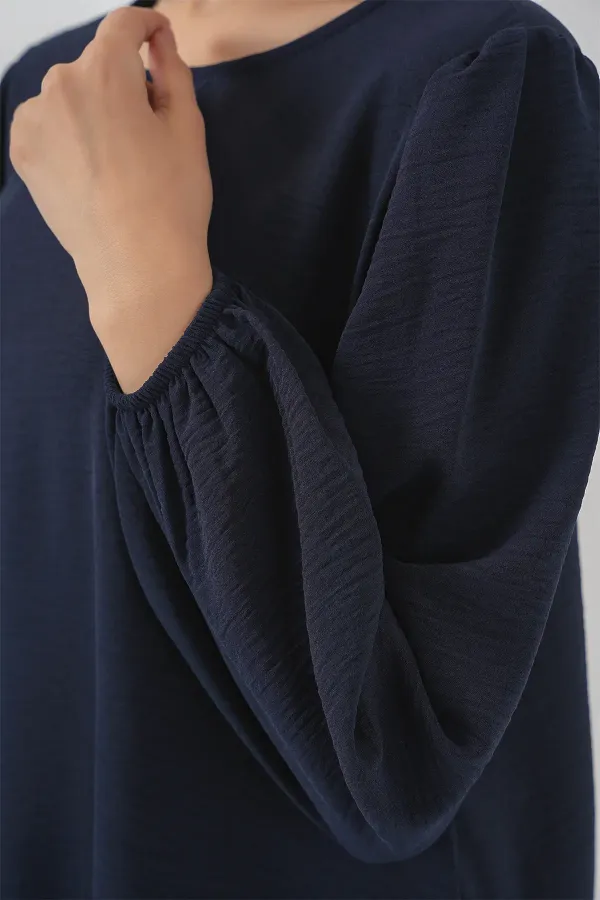 Ayrobin Tunic and Pants Set 6712 - Navy Blue