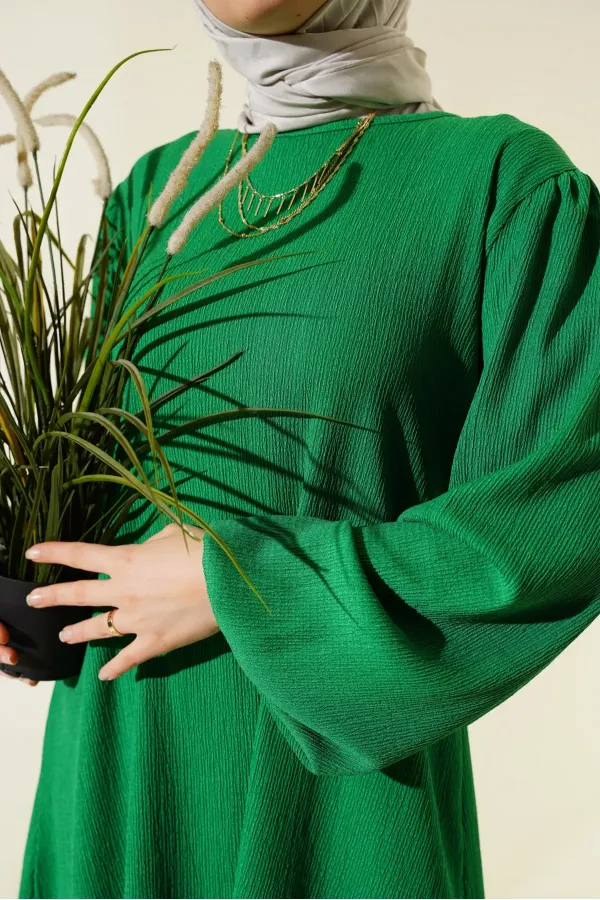 Ensemble tunique et pantalon vert pour femme (haut et bas) 6663