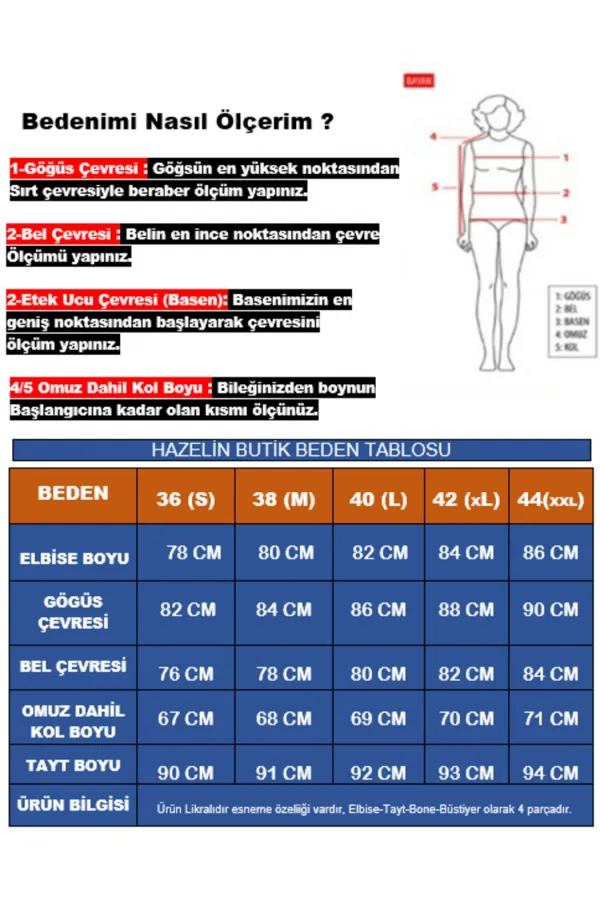 Kadın Tesettür Lacivert Krem Desenli Uzun Kollu  Tam Kapalı Pantolonlu Elbise Mayo HZL24S-AR1271-180