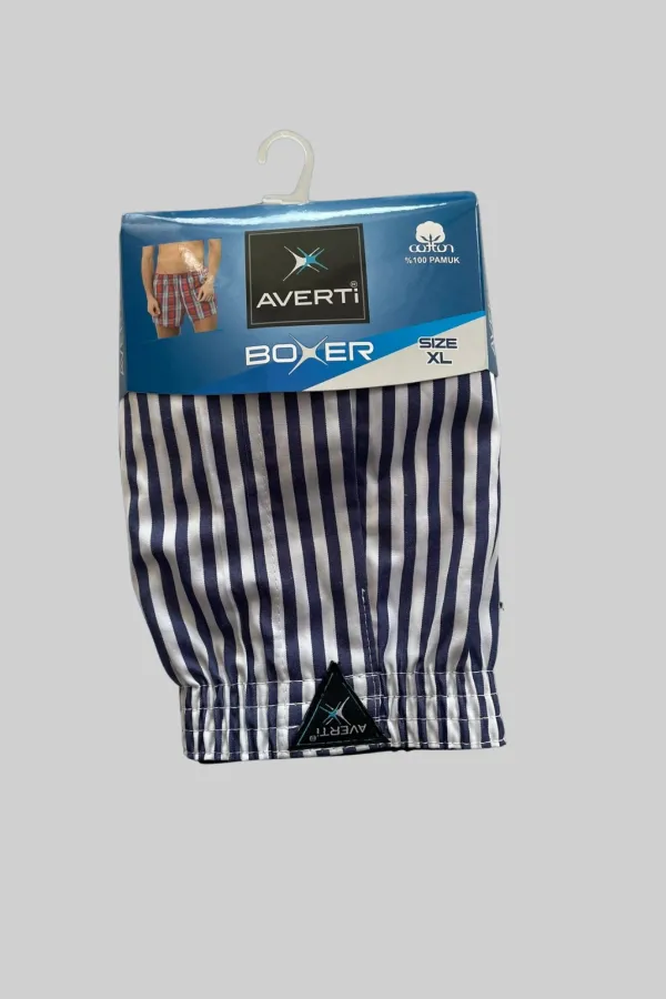 Lot de 8 boxers homme en popeline 100% coton, motif HZL25S-AV01