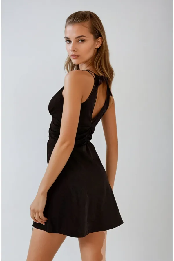 Maillot de bain short noir pour femme HZL26S-AR19211