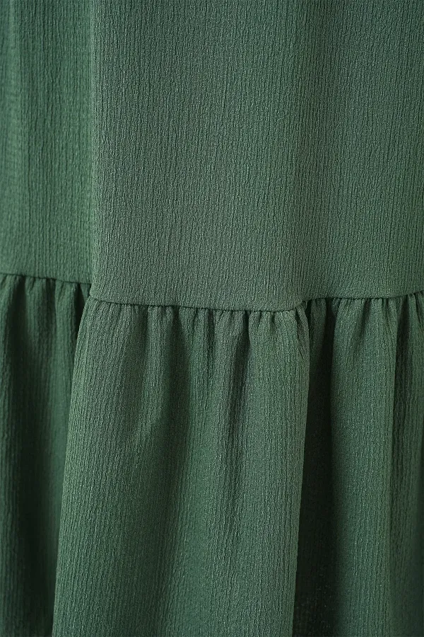 1886 Long Knitted Skirt - Emerald Green