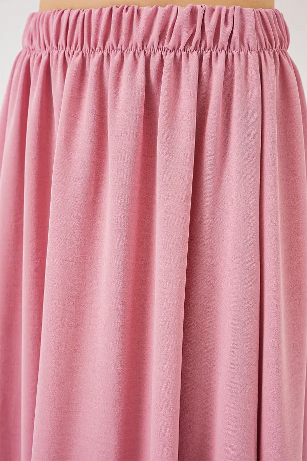 Jupe longue Ayrobin pour femme 8050 - Rose poudré