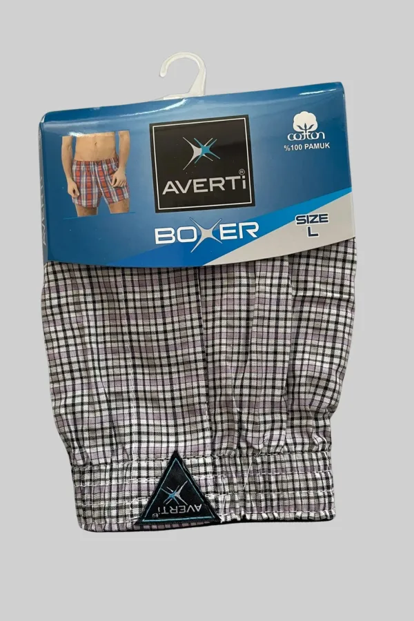 Erkek 10 Lu Gömlek Desen %100 Pamuk Poplin Boxer HZL25S-AV01