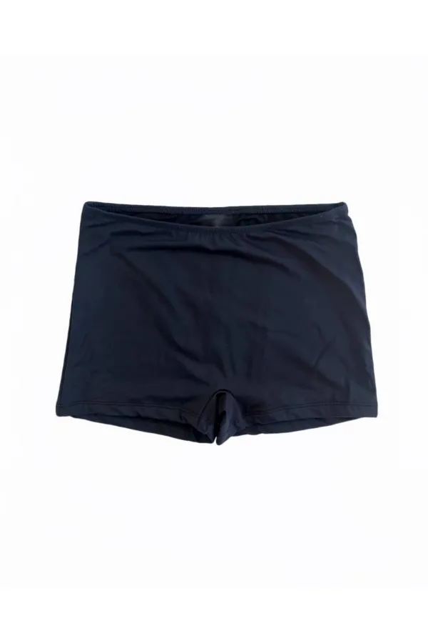 Tankini à motifs bleu marine et blanc pour femme avec short HZL25S-AR1801