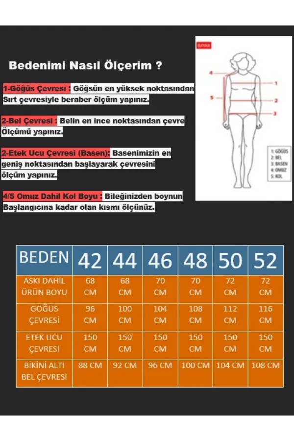 Kadın Siyah Taş İşlemeli Astarlı Büyük Beden Bikini Takımı HZL25S-LC01