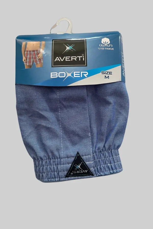 Erkek 10 Lu Gömlek Desen %100 Pamuk Poplin Boxer HZL25S-AV01