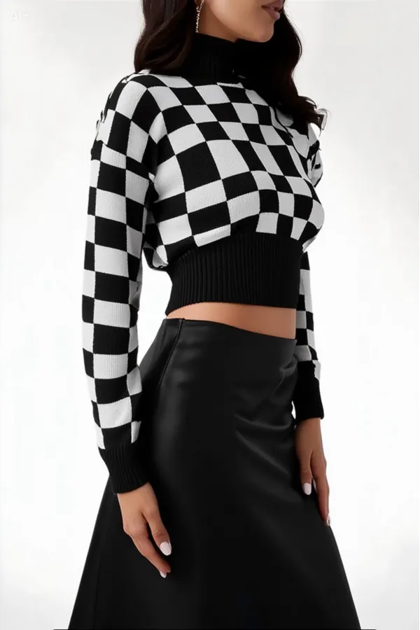 Kadın Düz Siyah Saten Yüzeyli Beli Lastikli Midi Boy Etek Hzl23s-bd1101471