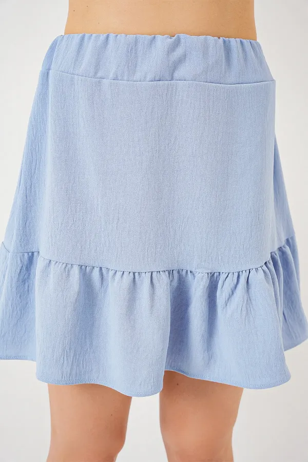 Women's Ayrobin Mini Skirt 8054 - Blue