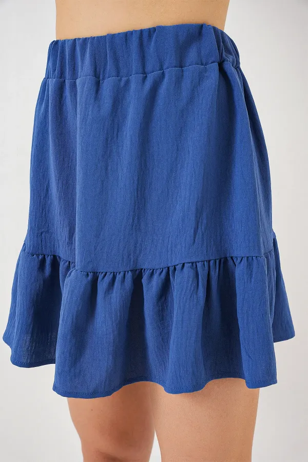 Women's Ayrobin Mini Skirt 8054 - Indigo