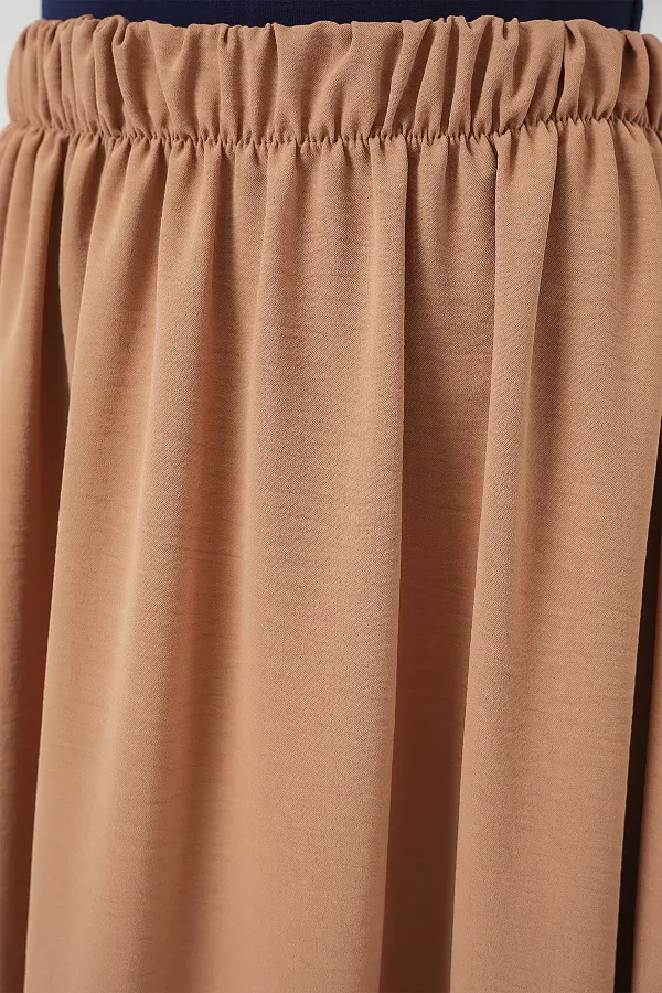 Women's Long Ayrobin Skirt 8050 - Camel