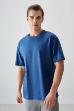 Tommylife Toptan O Yaka Oversize Basic Erkek T-Shirt 88353 Parlament