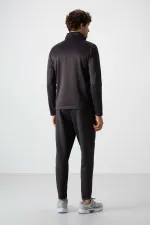 Tommylife Toptan Bran Standart Kalıp Scuba Basic Erkek Eşofman Takım 85199 Antrasit