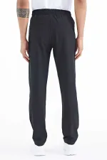 Bas de survêtement Tommylife pour homme, coupe classique, coupe standard, trois poches, 84768, noir