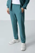 Ensemble de survêtement Tommylife Wholesale Relaxed Fit Basic pour homme, vert forêt, réf. 85260