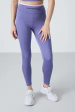 Ensemble bustier et legging taille haute slim fit Tommylife Wholesale 95333 Violet