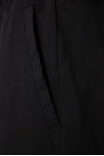 Short chino extensible léger, coupe standard, tissé, Tommylife Wholesale, noir, référence 81292