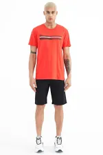 Tommylife Toptan Stew O Yaka Standart Kalıp Baskılı Erkek T-Shirt 88229 Fiesta