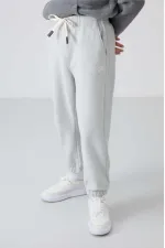 Tommylife Wholesale Waiter Boy Jogger Standard Fit Boys' Fleece Sweatpants 11220 Stone