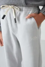 Tommylife Wholesale Waiter Boy Jogger Standard Fit Boys' Fleece Sweatpants 11220 Stone