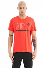 Tommylife Wholesale Conan Crew Neck Standard Fit Printed Men's T-Shirt 88209 Fiesta