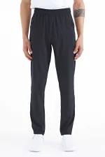 Bas de survêtement Tommylife pour homme, coupe classique, coupe standard, trois poches, 84768, noir