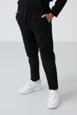 Ensemble de survêtement en polaire à col montant Tommylife Wholesale Serverer Boy, noir, référence 11218