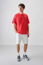 Tommylife Toptan O Yaka Oversize Baskılı Erkek T-Shirt 88357 Fiesta