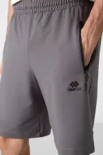 Short Tommylife Wholesale Standard Fit Basic pour homme 81136 Gris foncé