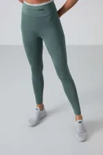 Ensemble bustier et legging taille haute slim fit Tommylife pour femme, vert menthe, réf. 95333