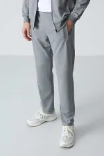 Ensemble de survêtement basique pour homme Tommylife Wholesale, coupe décontractée, gris chiné 85260