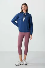 Tommylife Wholesale Hooded Oversize Women's Sweatshirt 97291 Parliament