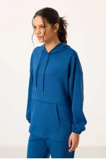 Ensemble tunique de survêtement oversize à capuche et texture douce Tommylife pour femme - 95348 Parliament