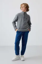 Tommylife Wholesale Waiter Boy Jogger Standard Fit Boys' Fleece Sweatpants 11220 Parliament