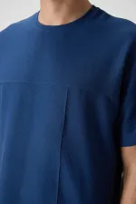 Tommylife Toptan O Yaka Oversize Basic Erkek T-Shirt 88380 Parlament