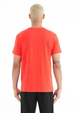 Tommylife Wholesale Conan Crew Neck Standard Fit Printed Men's T-Shirt 88209 Fiesta