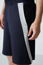 Tommylife Toptan Comfort Fit Basic Erkek Şort 81280 Lacivert