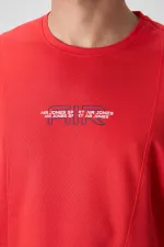 Tommylife Toptan O Yaka Oversize Baskılı Erkek T-Shirt 88372 Fiesta