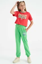 T-shirt Tommylife Wholesale Rose Gold Printed Round Neck Oversize Short Sleeve Girls - 75111