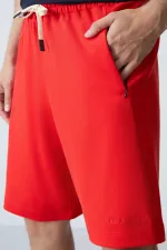 Tommylife Toptan Comfort Fit Basic Erkek Şort 81276 Fiesta