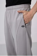 Pantalon palazzo pour homme Tommylife Wholesale, coupe standard, surface texturée, référence 82171, couleur pierre