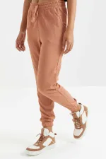 Pantalon de jogging à cordon de serrage taille haute Tommylife Wholesale pour femme - 94620