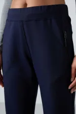 Tommylife Wholesale Indigo Women's Sweatpants with Zipper Pockets, Comfortable Fit, Classic Leg - 94195