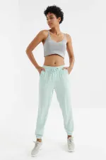 Pantalon de jogging Tommylife Wholesale vert aqua à cordon de serrage pour femme - 94620