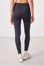 Tommylife Wholesale Polyester Flexible Standard Fit Performance Women's Leggings - 94667 Anthracite