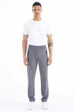 Bas de survêtement Tommylife pour homme, coupe classique, coupe standard, trois poches, 84768 kaki