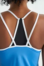 Débardeur de sport Tommylife pour femme, coupe standard, dos à double bretelle - 97258